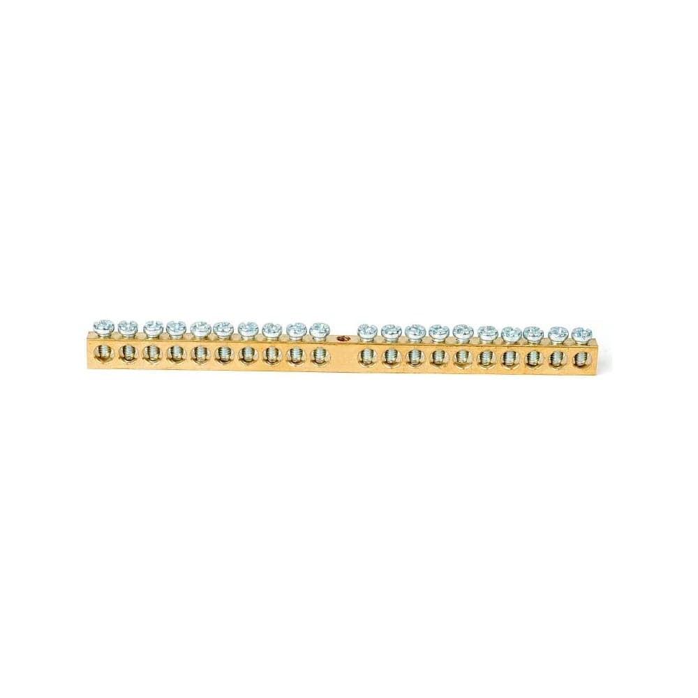 Шина HLT PEN земля-ноль, 6x9мм, 20/1 20 групп/крепеж по центру, 20 штук/упаковка 081-09-09