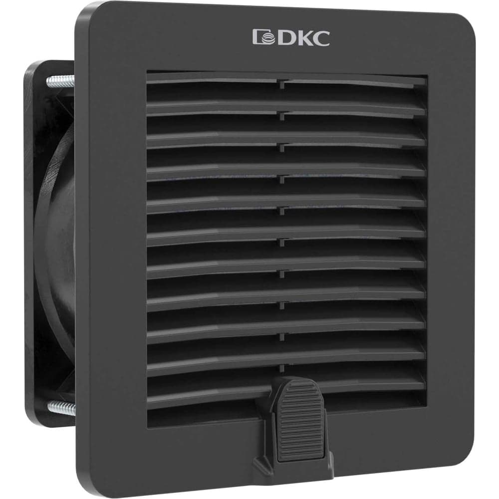 Вентилятор с фильтром DKC RV 10/12 м3/ч, 230 В, 112x112 мм, IP54, RAL9005 1 ШТ R5RV08230B