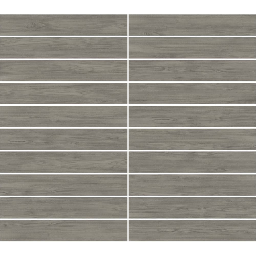 Керамогранит Файнвуд темно-серый / Finewood Graphite матовый Artkera Group 200х1200х9, 1,44 м2 графит GP20120FIN25