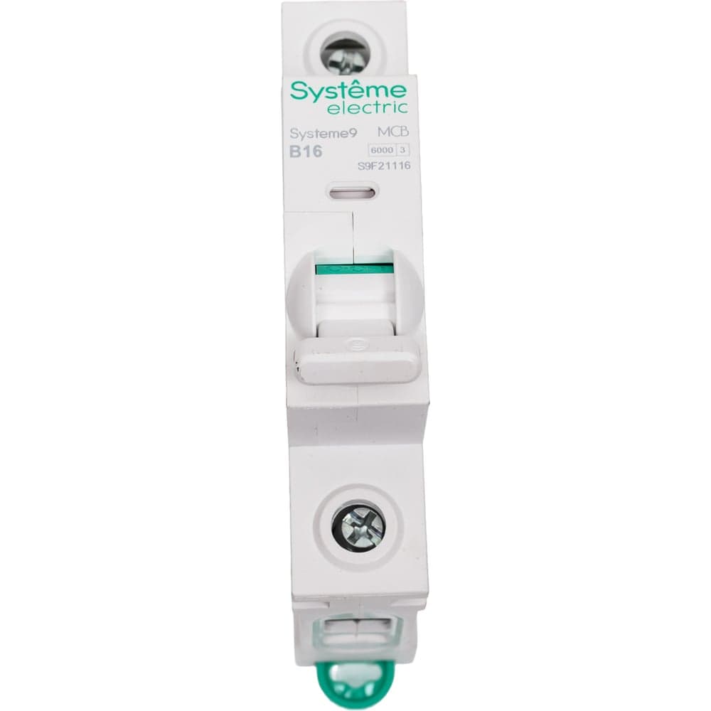 Автоматический выключатель (АВ) Systeme Electric Systeme9 хар-ка B, 16 A, 1 P, 6 kA, 230 В S9F21116