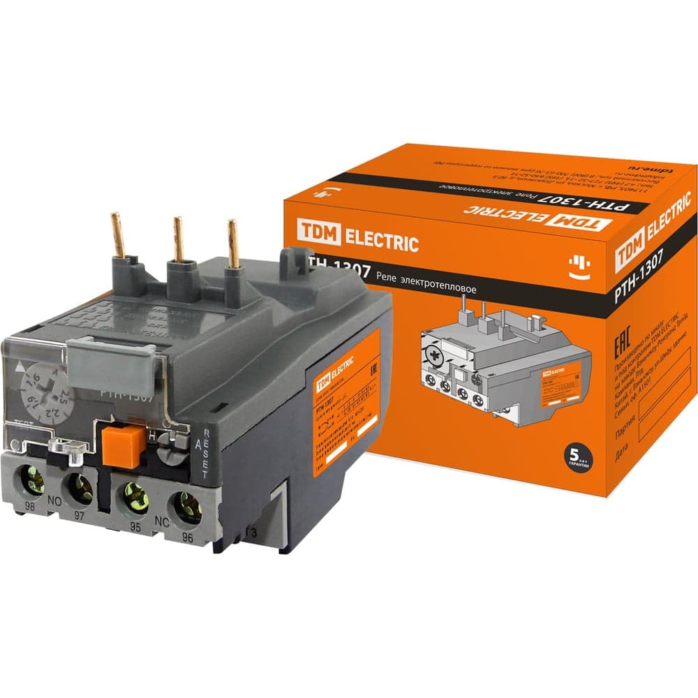 Реле TDM ELECTRIC РТН-1307 1,6-2,5А SQ0712-0004