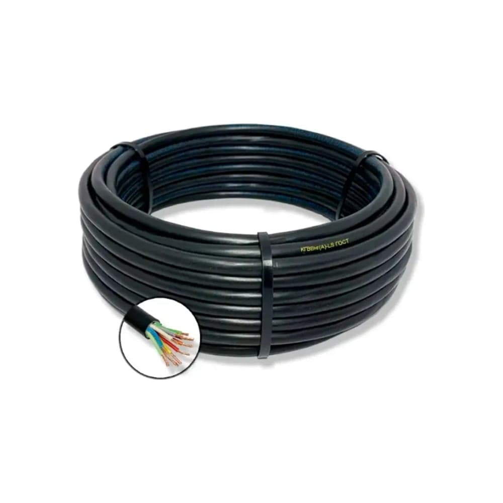 Кабель гибкий БУРЕВЕСТНИК кгввнг(a)-ls 10x2.5 мм2, 20м BOZ74202L20