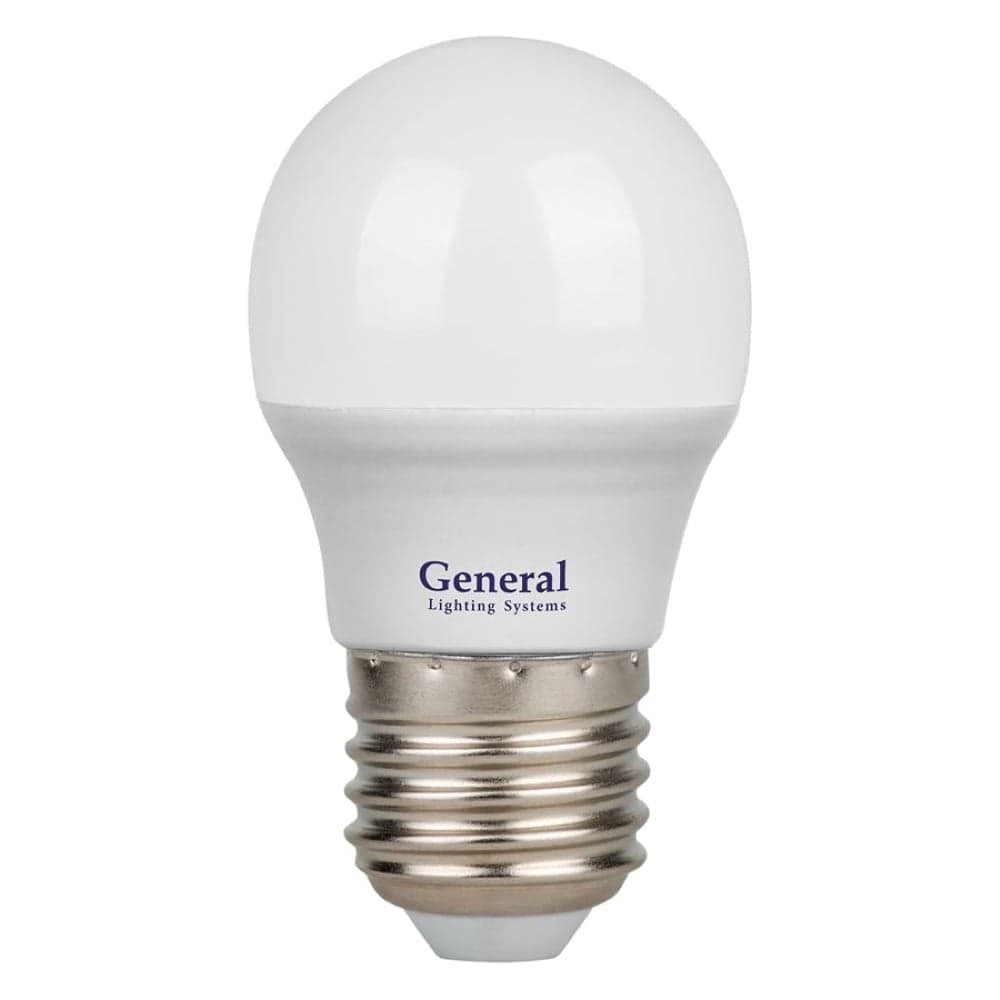 Светодиодная лампа General Lighting Systems GLDEN-G45F-20-230-E27-4500 G45 шар 20Вт 1250Лм 4500К Е27 170-260В 4шт 662356