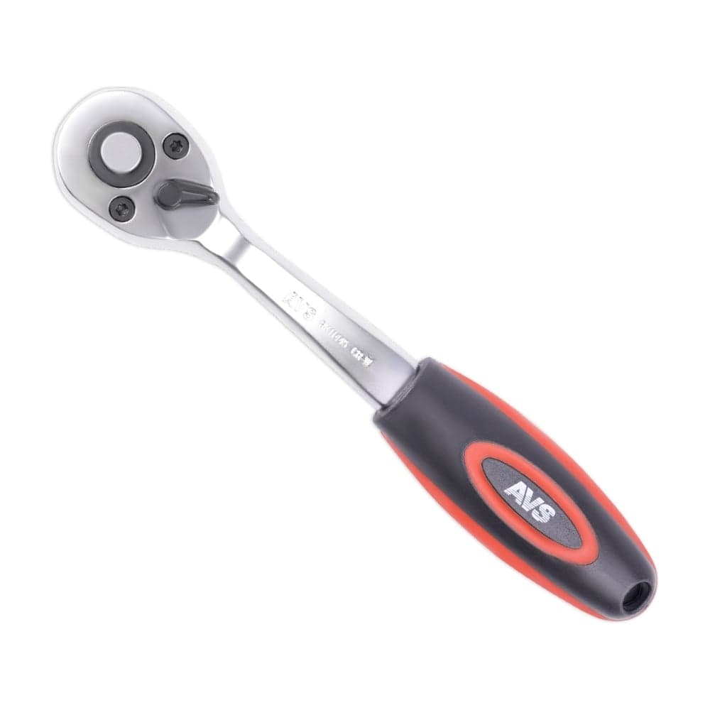Рукоятка трещоточная AVS 1/4DR 45 зубцов (пластиковая ручка) RK11445 A07939S