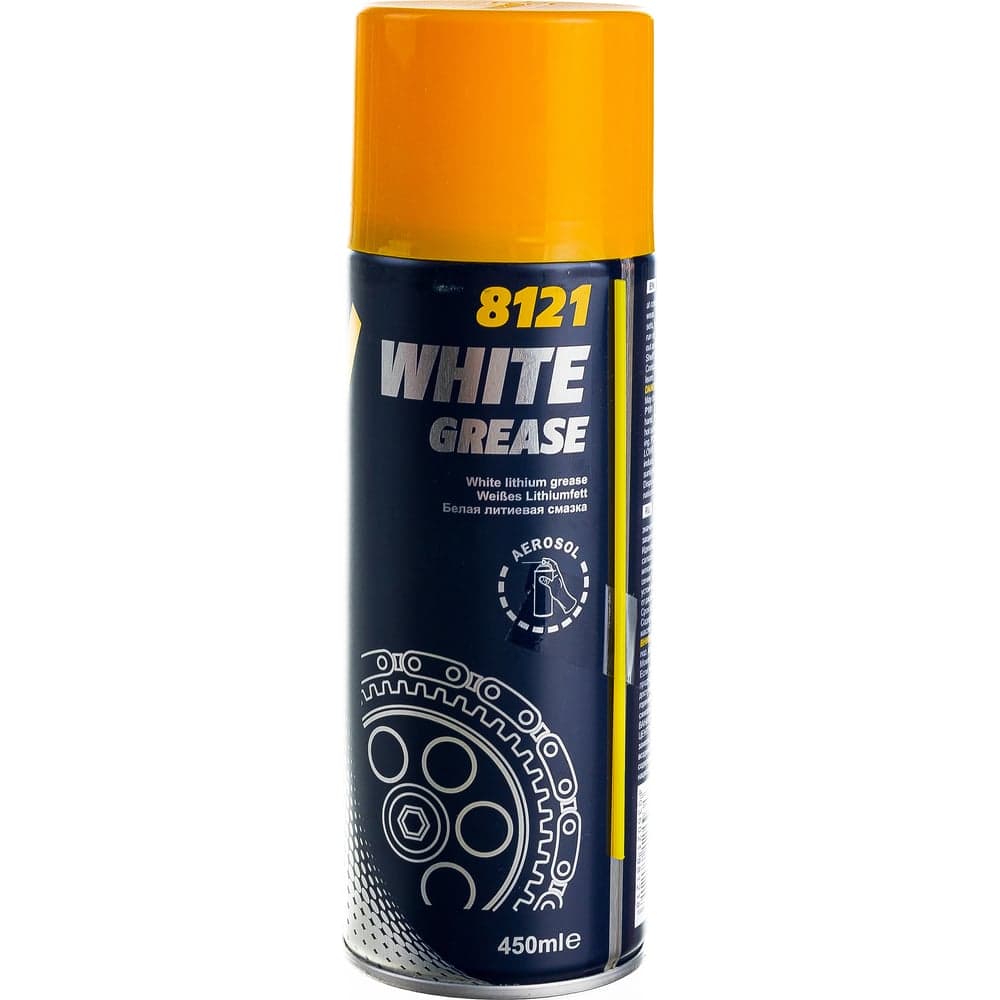 Белая литиевая смазка MANNOL WHITE GREASE 450 мл 2437