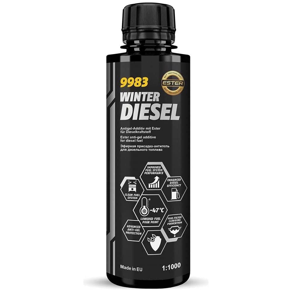 Зимний антигель дизельного топлива MANNOL WINTER DIESEL, 250 мл 2127