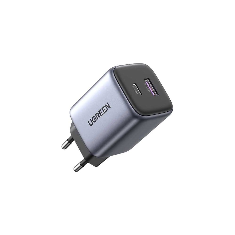 Сетевое зарядное устройство UGREEN CD350 15539 Nexode 35W USB-A - USB-C Wall Charger EU. Цвет: серый 15539_