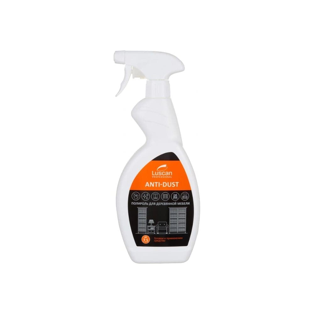 Очиститель-полироль для деревянной мебели Luscan PROFESSIONAL Профхим Luscan Prof/Anti-dust, 0,5л 2073553