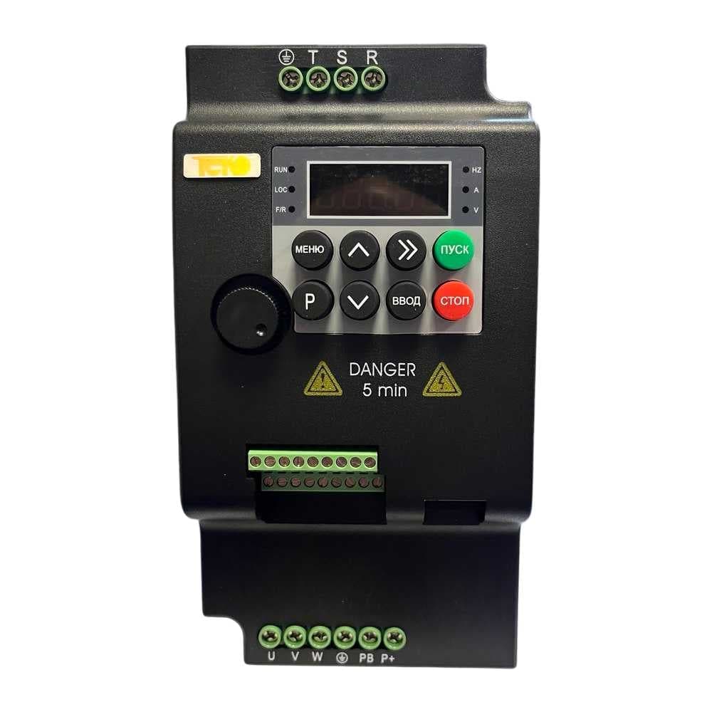 Частотный преобразователь K-DRIVE KD-100-4T-7, 5GB выходной ток 17, 5 А, перегрузочная способность от 150 процентов (7, 5 кВт x 380 В) 08-00042489