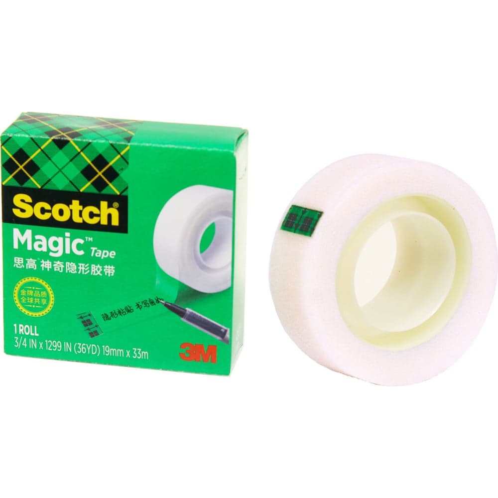 Невидимая клейкая лента SCOTCH 810 Magic в коробочке, 19 мм х 33 м 7100024666
