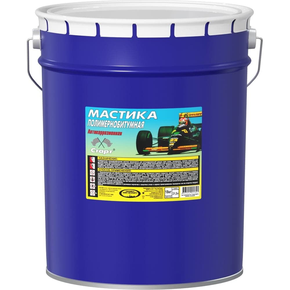 Мастика СТАРТ полимернобитумная (21,5 л / металл) 4607952901391