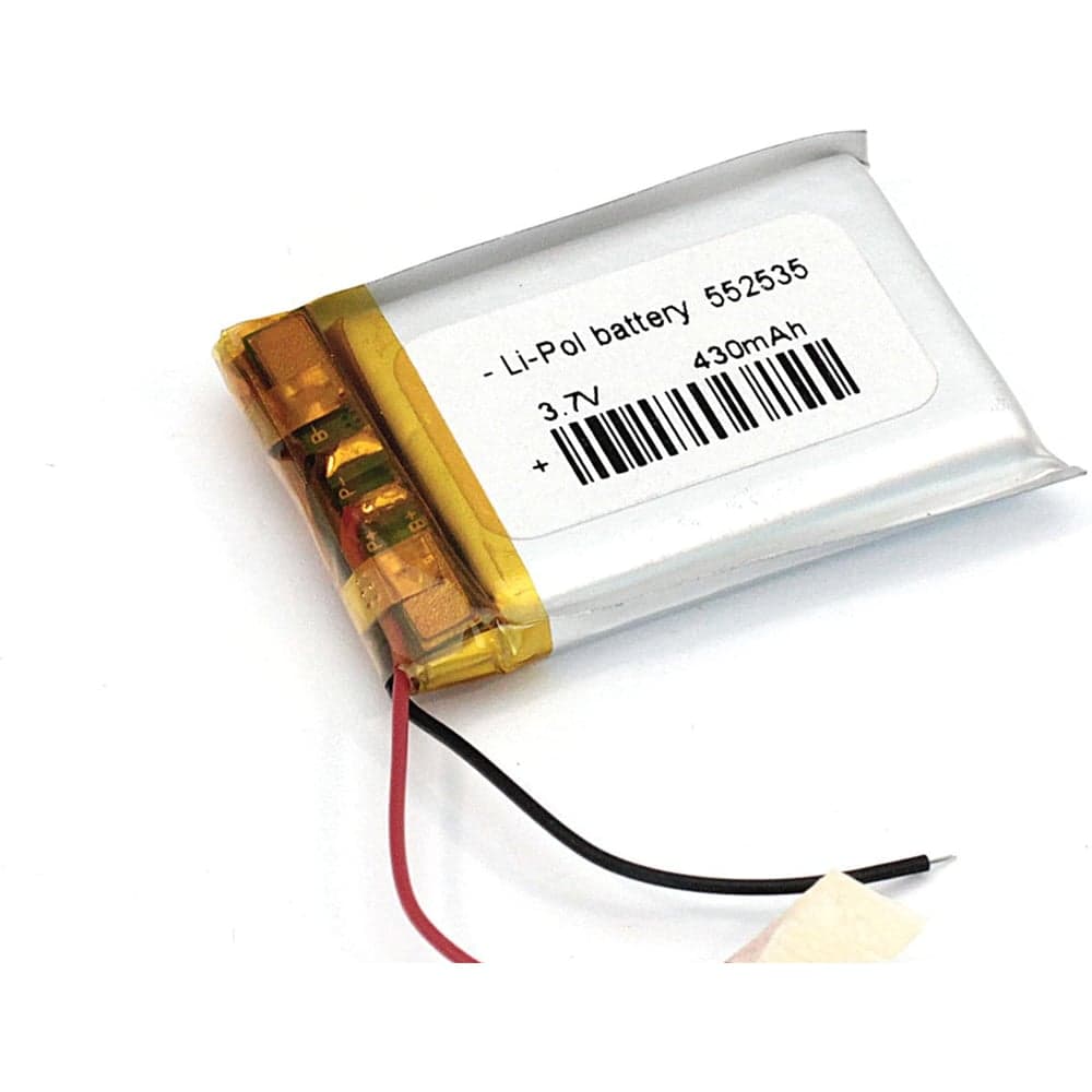 Аккумулятор AMPERIN Li-Pol (батарея) 5.5*25*35мм 2pin 3.7V/430mAh 079643