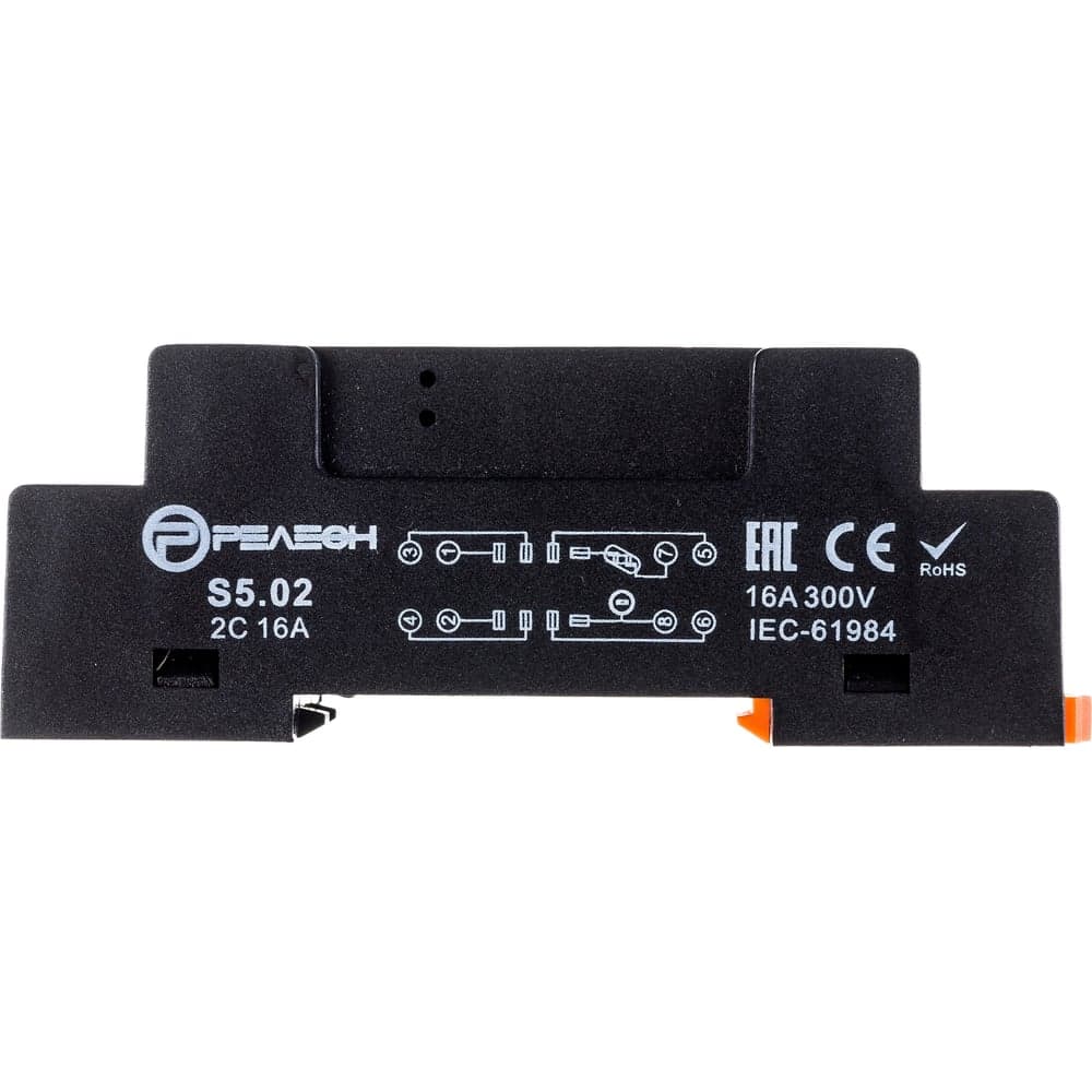 Розетка для реле Релеон RP5.31, RP5.32 и модуля PM8, S502