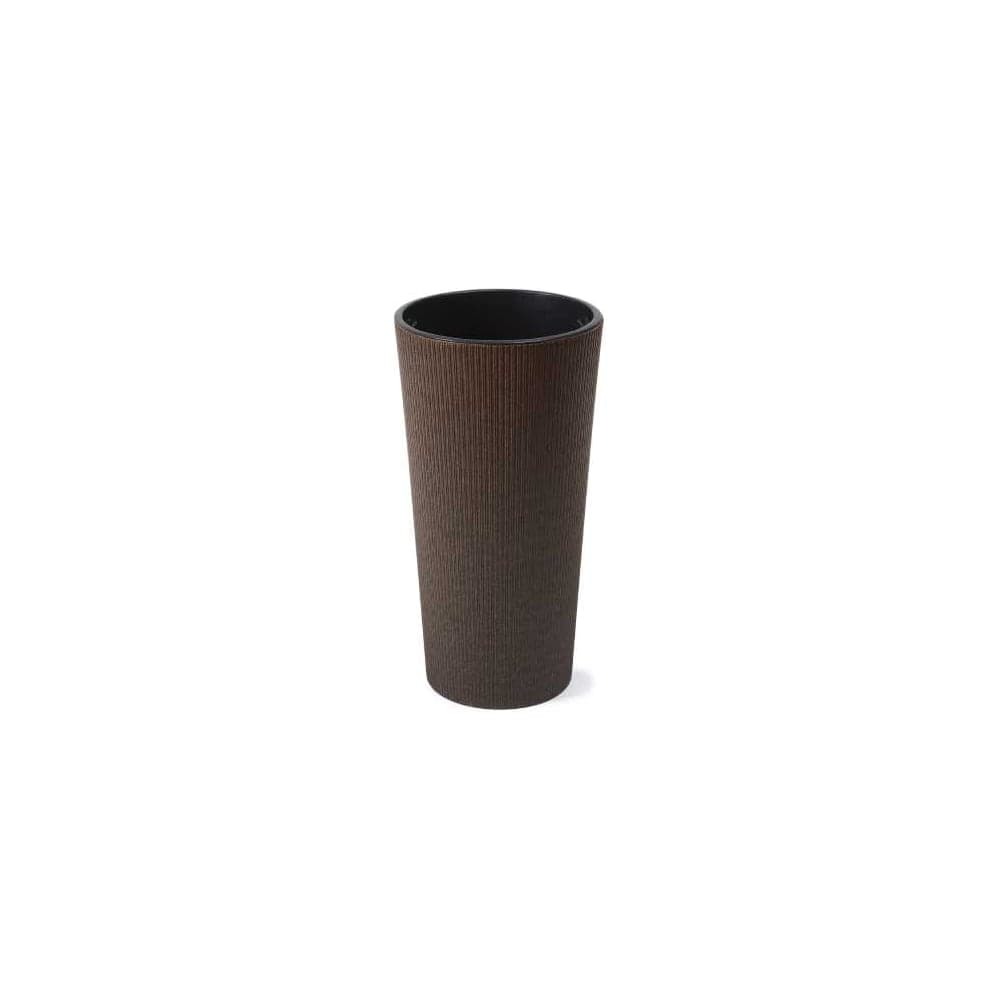 Кашпо Scheurich LILIA ECO coffee jumper, d19см, h36.4см, кофе espresso с вкладышем 070238