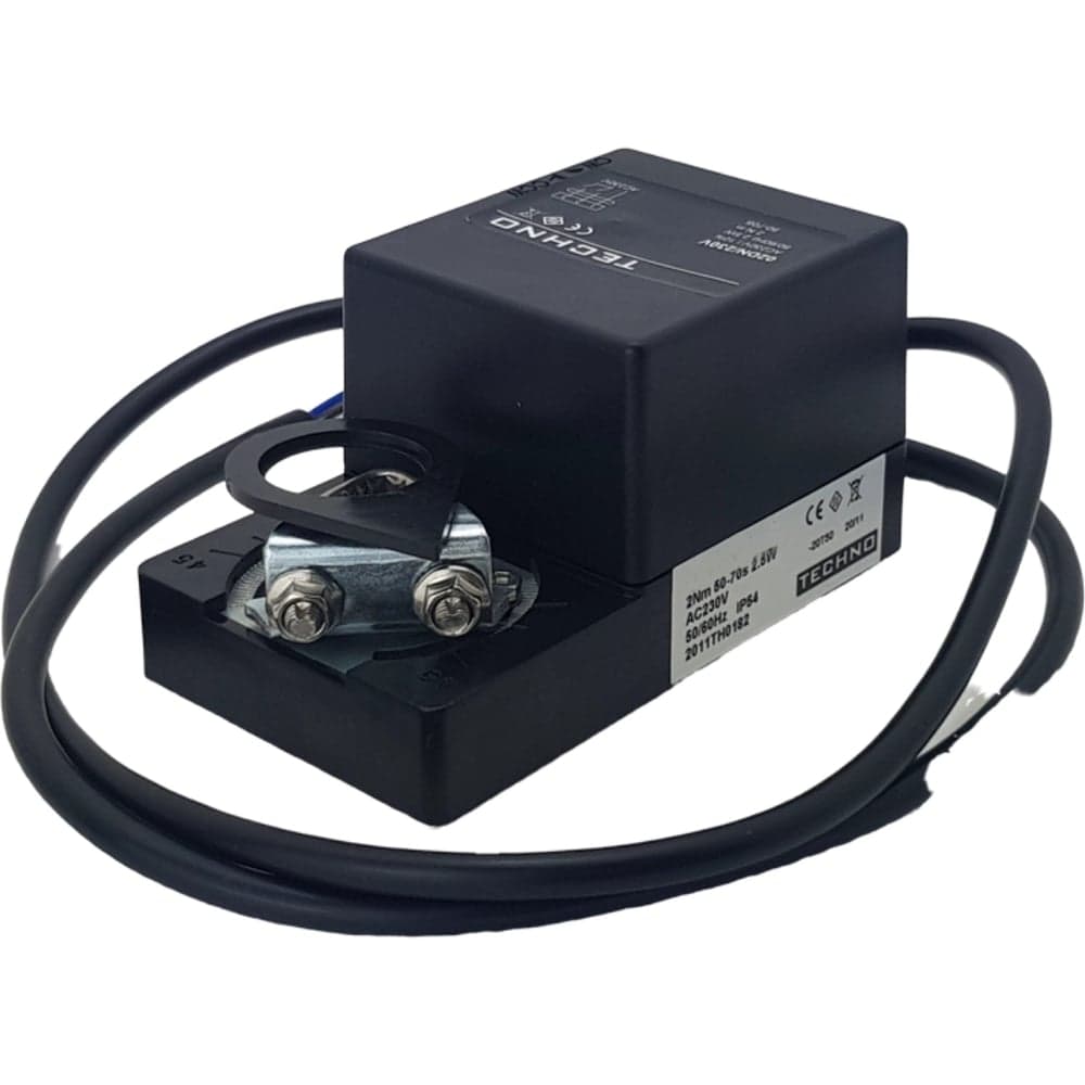 Электропривод реверсивный TECHNO 02DN/24V, 2Nm, 2/3 поз, 24AC/DC 100200