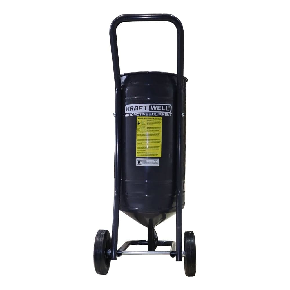 Установка пескоструйная KraftWell 28 л открытый бак арт. KRW-SB28T