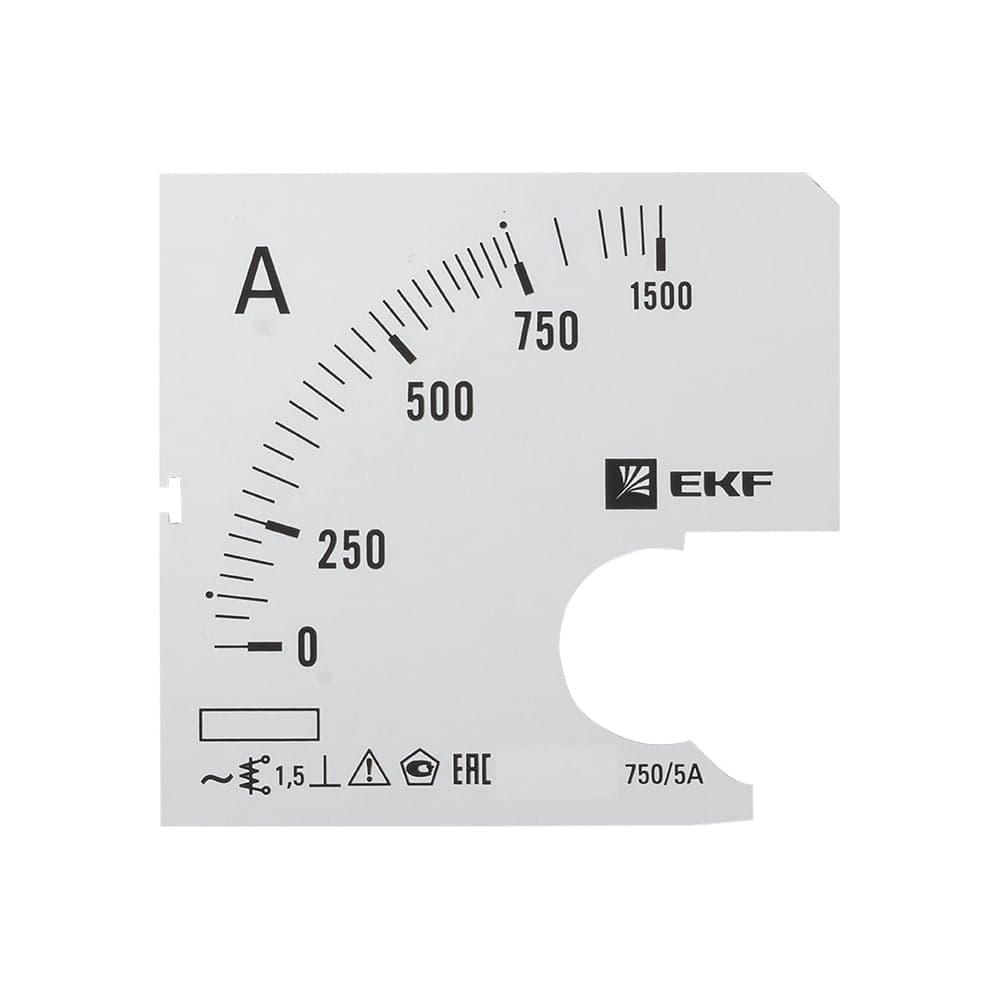 Шкала сменная PROxima 750/5А-1,5 для A721 EKF s-a721-750