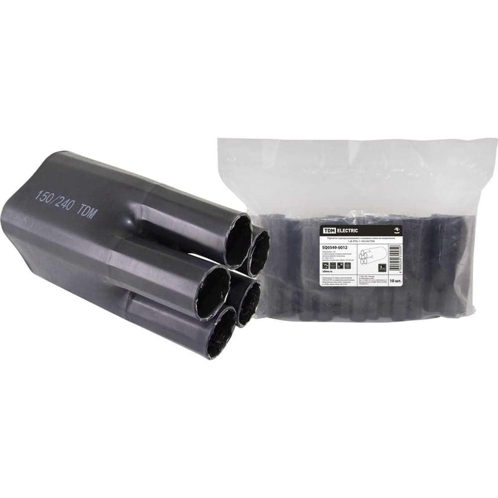 Термоусаживаемая перчатка TDM ELECTRIC 5ПТк-1-150/240 SQ0549-0012
