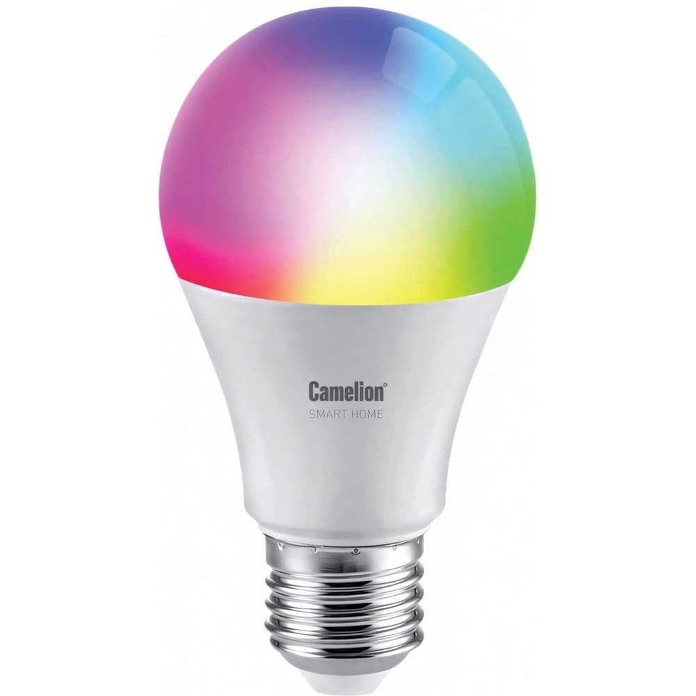Светодиодная лампа Camelion Smart Home LSH11/A60/RGBСW/Е27/WIFI 11Вт Е27 RGB+DIM+CW 220В 14499