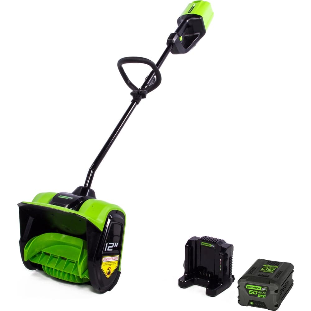 Бесщеточный аккумуляторный снегоуборщик GreenWorks 60V, 30 см, с АКБ 4 А*ч и ЗУ 2602607UB