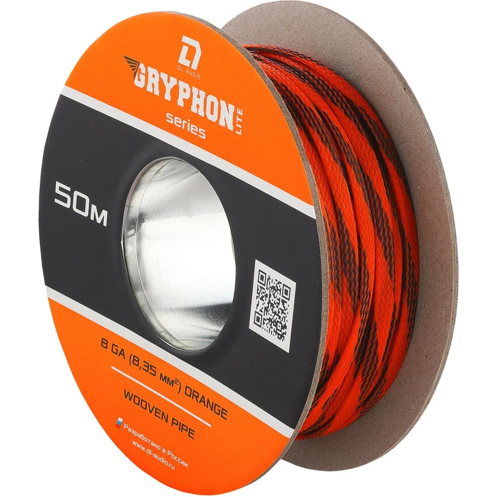 Оплетка DL AUDIO Gryphon Lite WP 8 Ga Orange