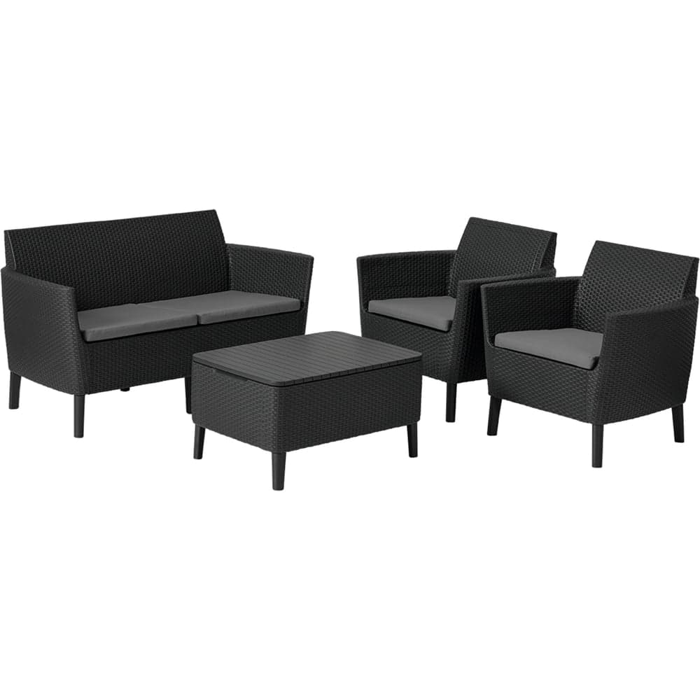 Комплект мебели Keter Salemo set графит 253220