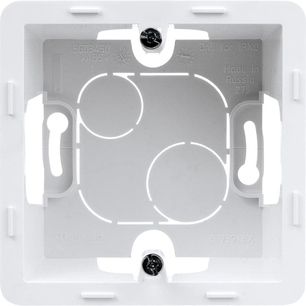 Коробка накладного монтажа Legrand - 1 пост - INSPIRIA - белый 673980