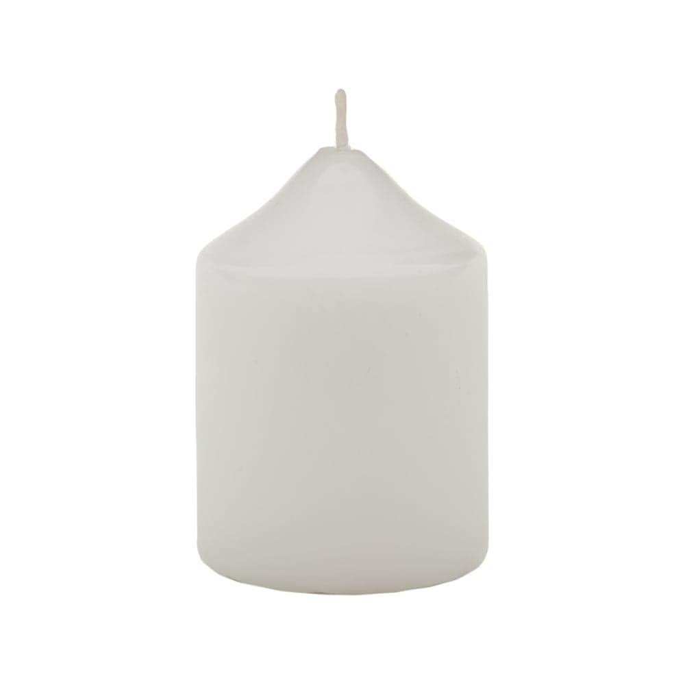 Свеча Антей Candle бочонок 40x60 мм, цвет: белый 5070932