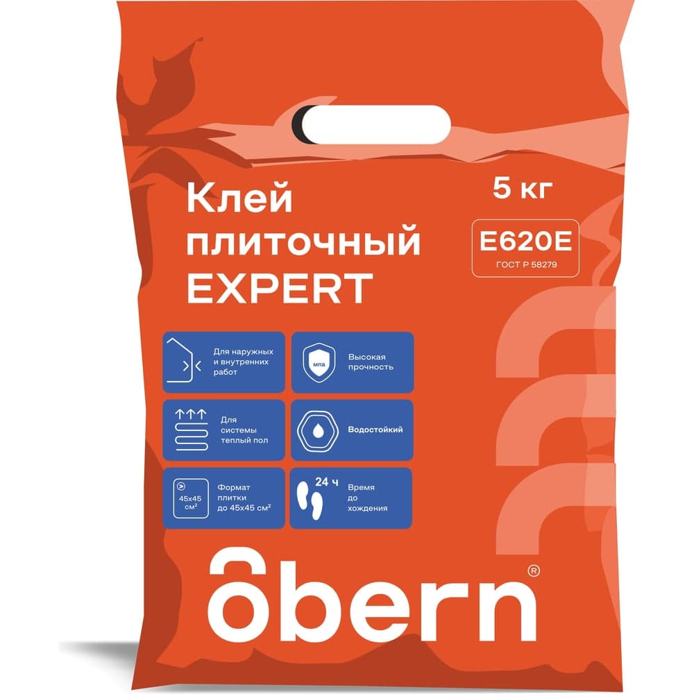 Клей для плитки Obern EXPERT 5 кг 24080