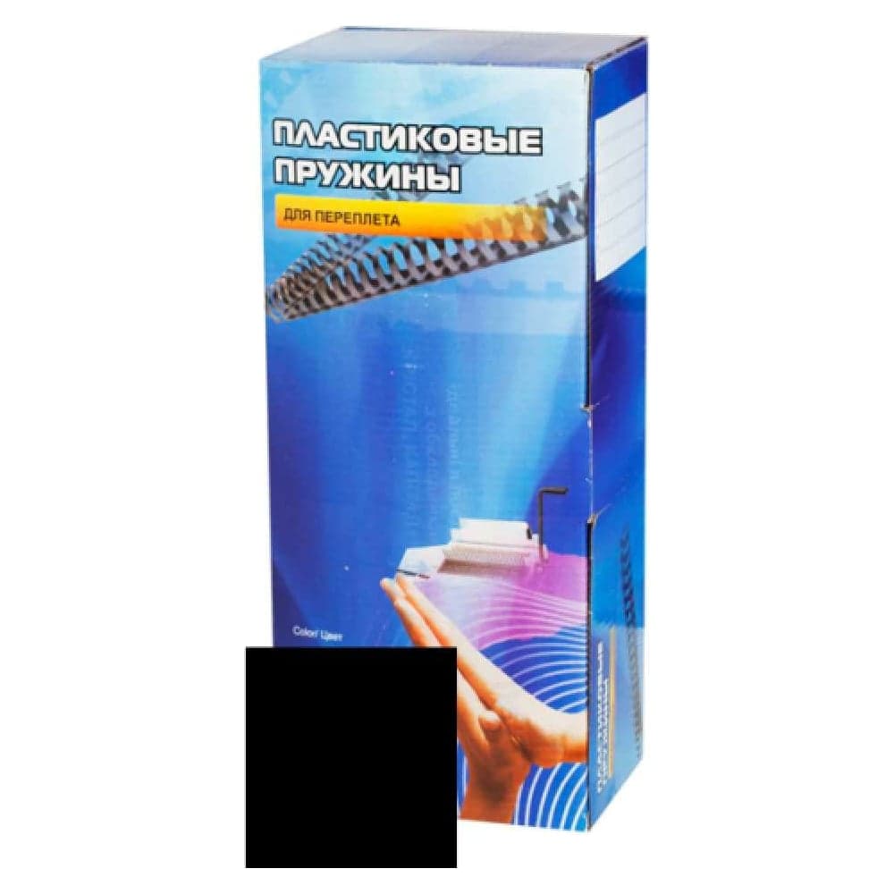 Пластиковые пружины для переплёта Office Kit 51 мм черные, 50 шт в упаковке BP2130