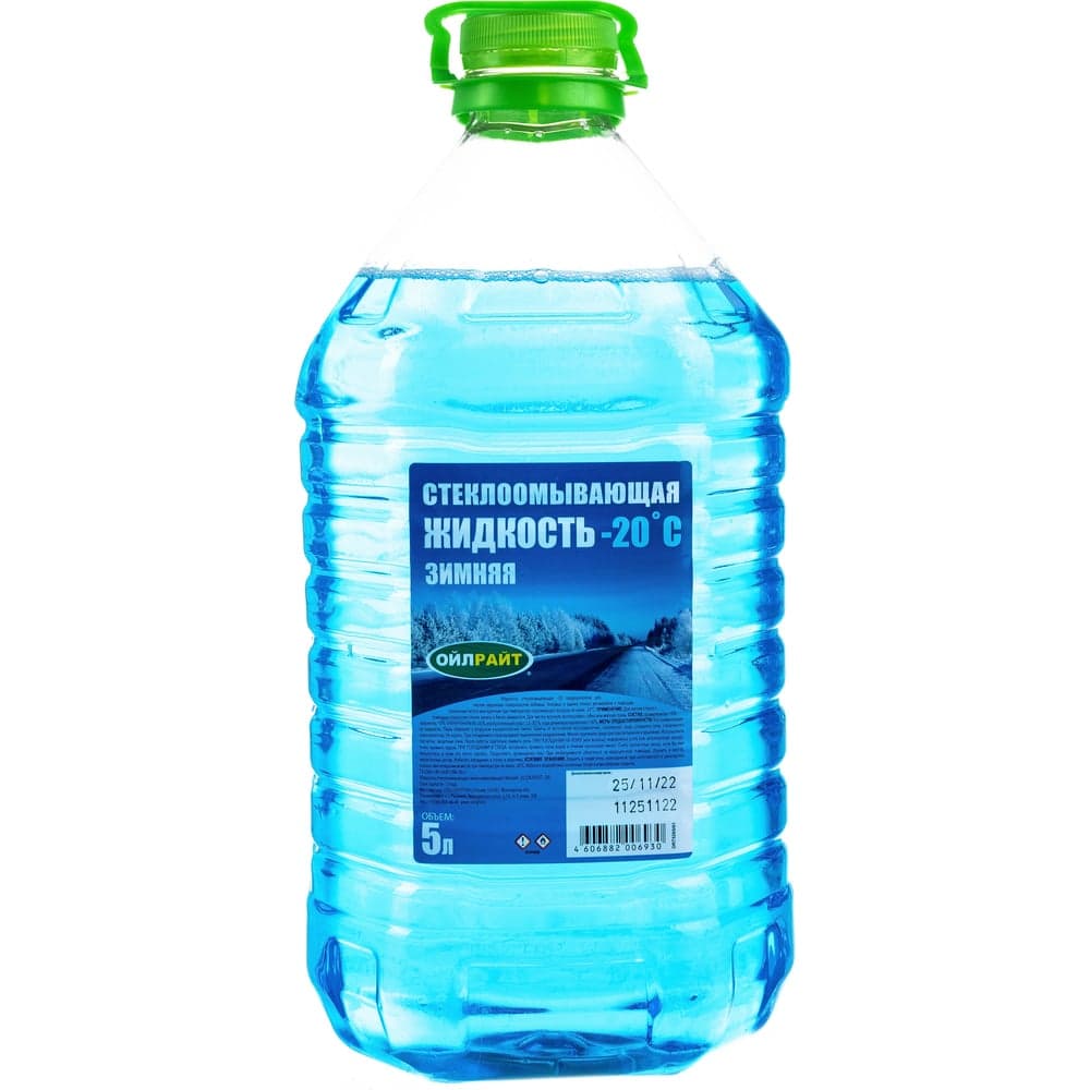 Омыватель стекол OILRIGHT зимний, -20 С, пэт 5 л 5205