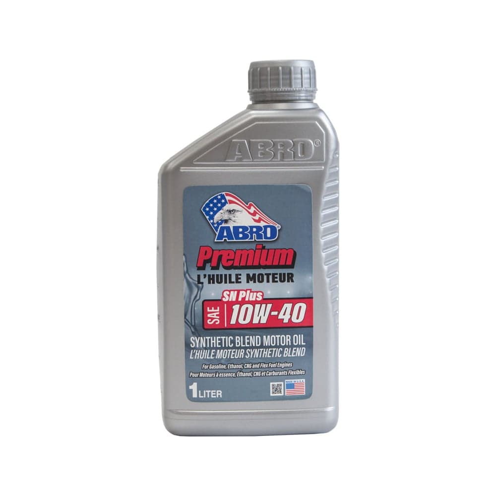 Моторное масло ABRO Premium Synthetic Blend полусинтетика SAE 10W40 1 л MO-SB-10-40-SP-1L