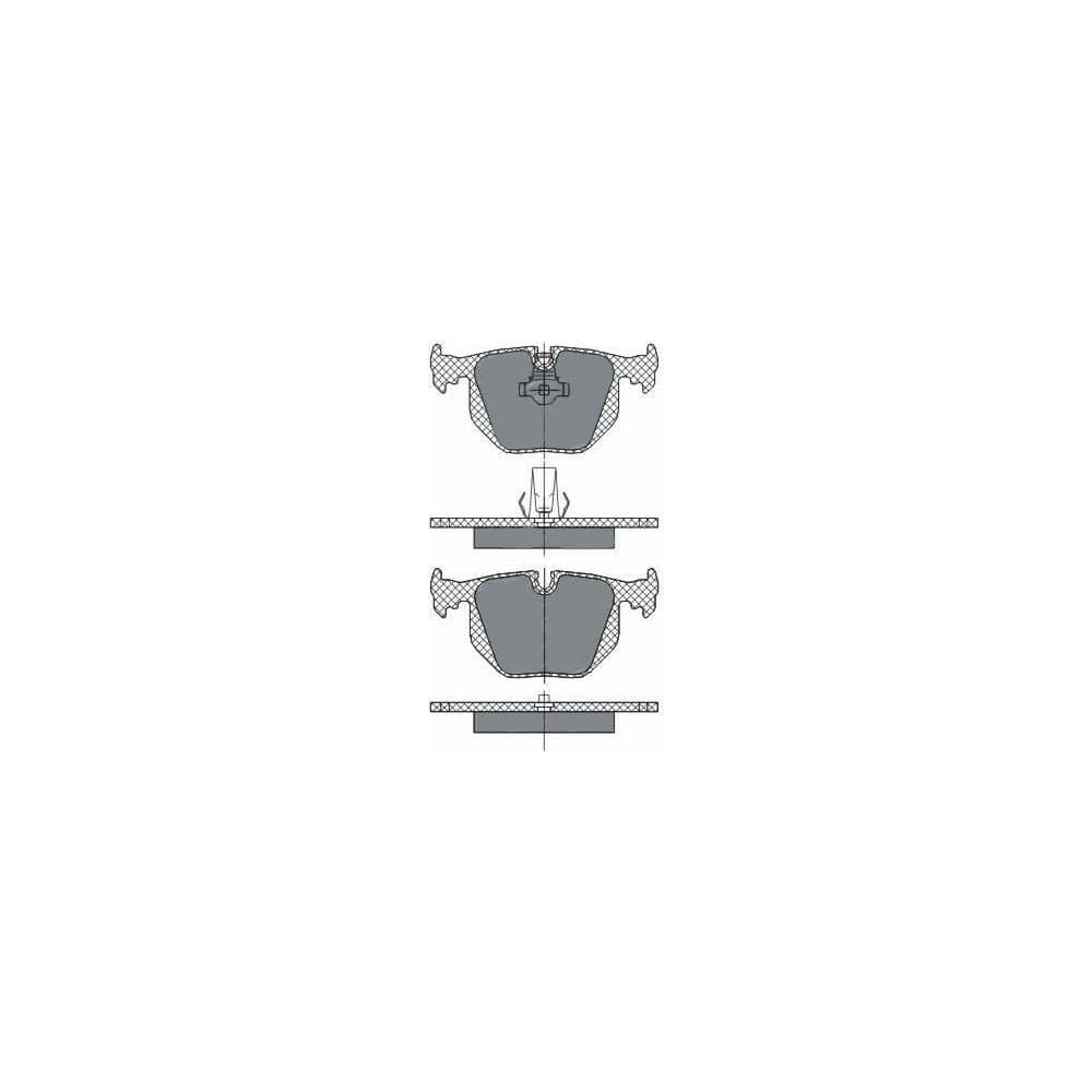 Тормозные колодки 4 шт SCT SP271