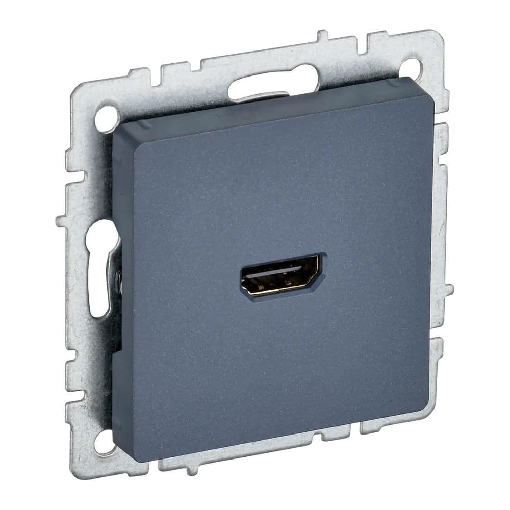Розетка hdmi IEK Brite рhdmi-0-брм маренго BR-H10-K35