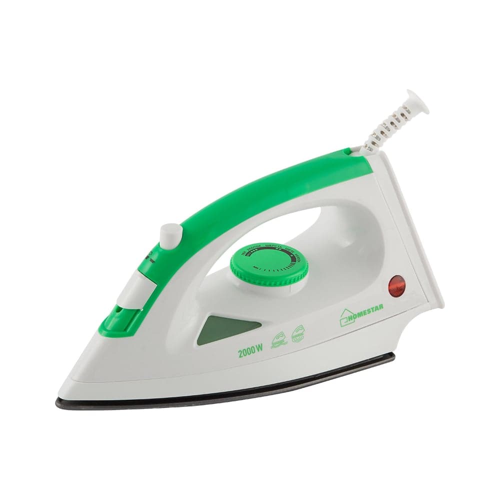 Утюг Homestar HS-4001 бело-зеленый 2000Вт пар тефлоновая подошва 00 4837 004837