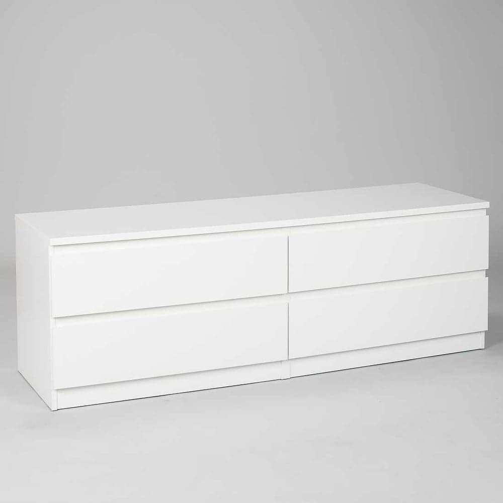 Комод Гуд ЛАКК МАЛЬТА 4 ящика, 160x48x54 см, белый 2.05.02.030.1