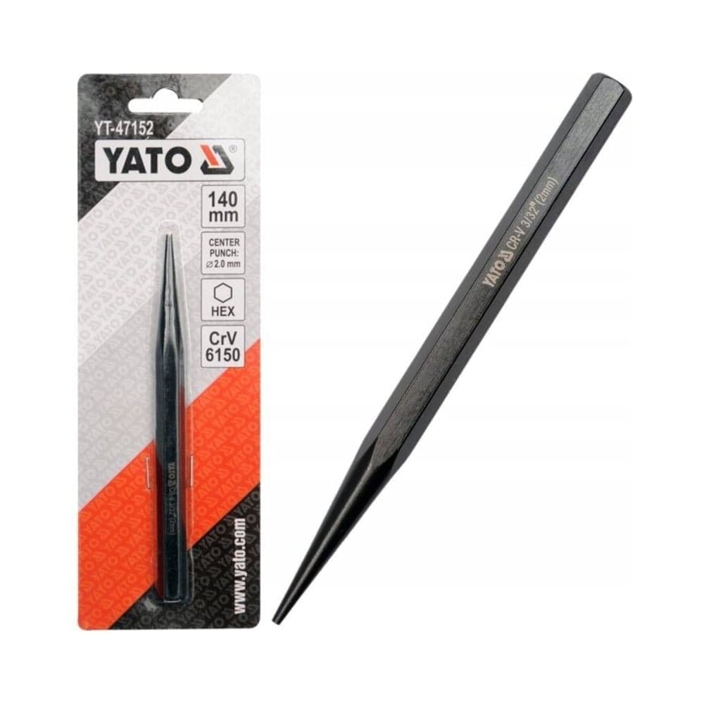Пробойник конический YATO 2x140мм YT-47152 371447152 092 1