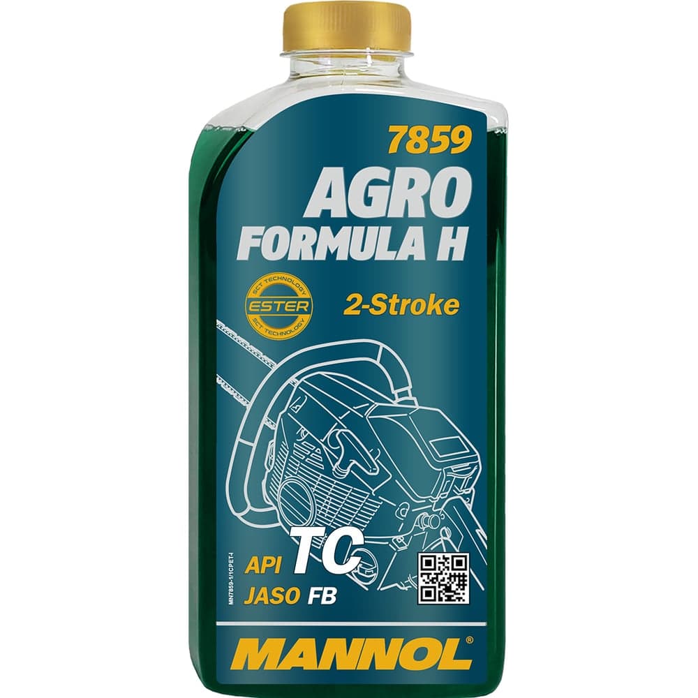 Mасло 2-х тактное 1л, синтетика, 7859 Agro for HUSQVARNA MANNOL 7859 1987