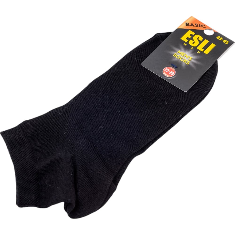 Мужские носки ESLI basic короткие, 18с-98/1спе, р.42-45, черный 1001332180040012000