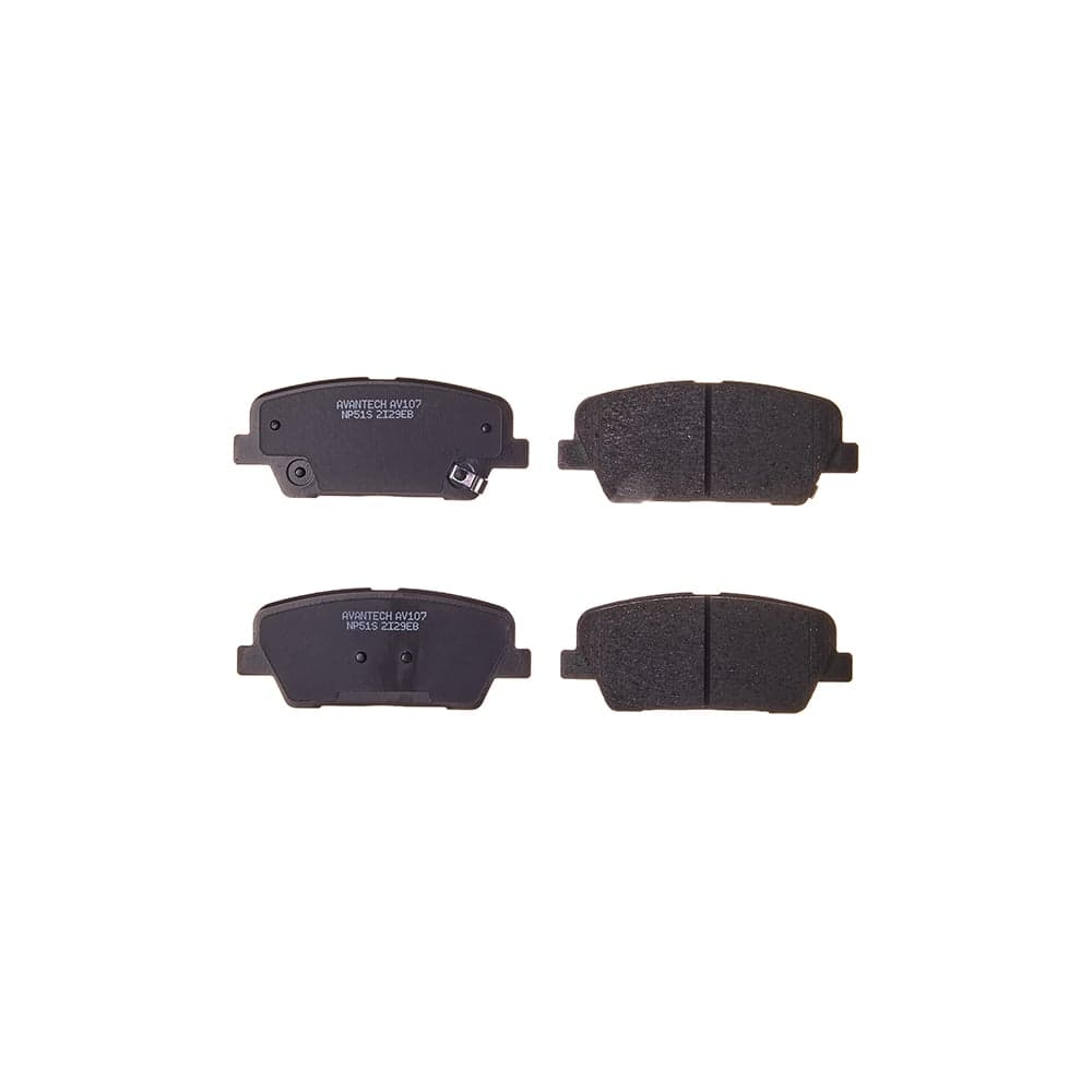 Колодки тормозные дисковые AV107 (противоскрипная пластина в комплекте) Avantech 104476