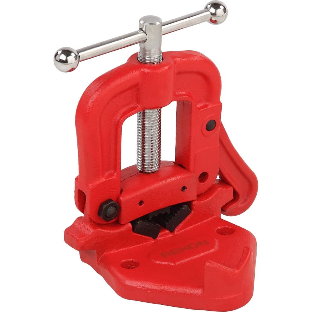 Тиски откидные трубные до 2" HEAVY DUTY REKON 031002