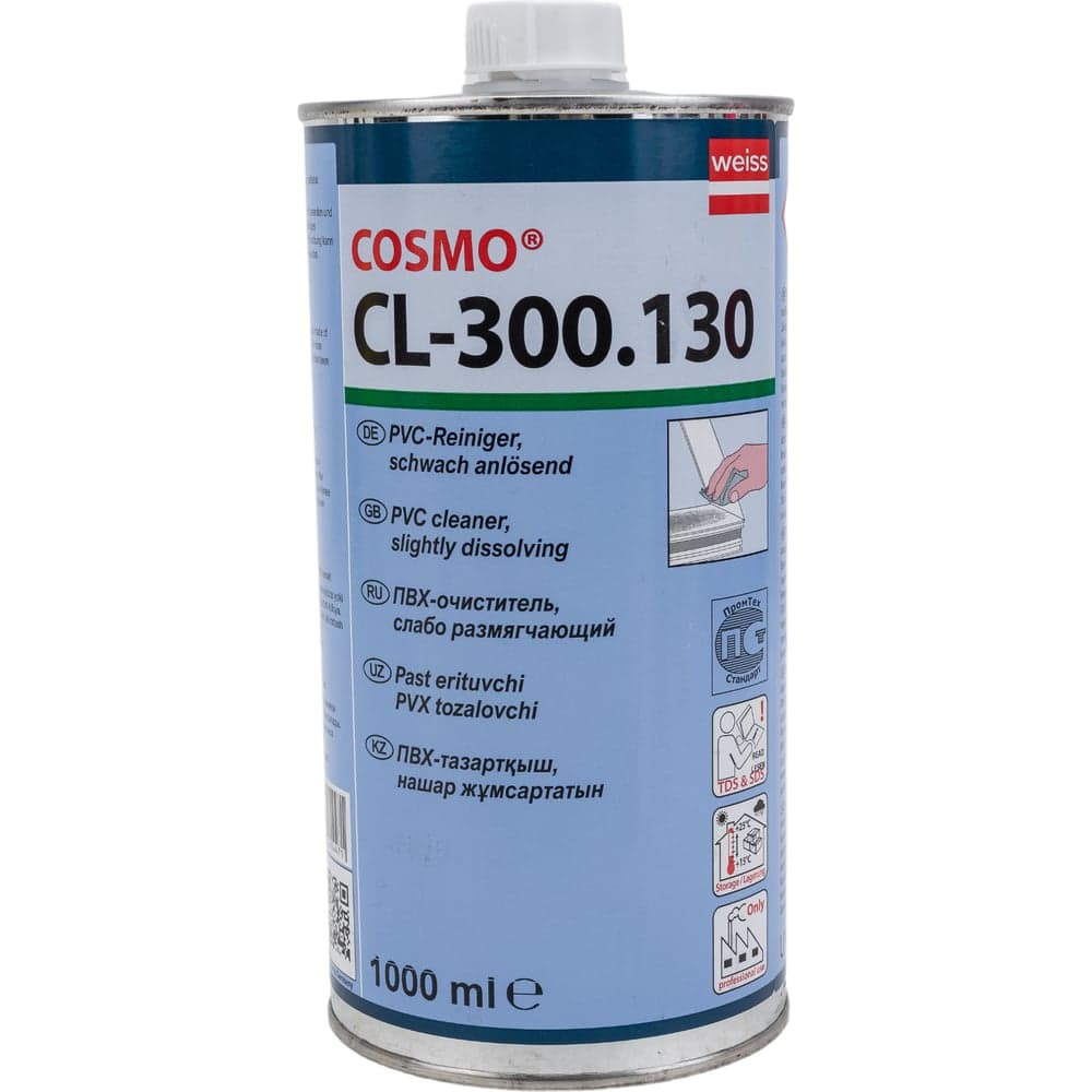 Очиститель для ПВХ COSMOFEN слаборастворяющий № 10, 1 л CL-300.130_R