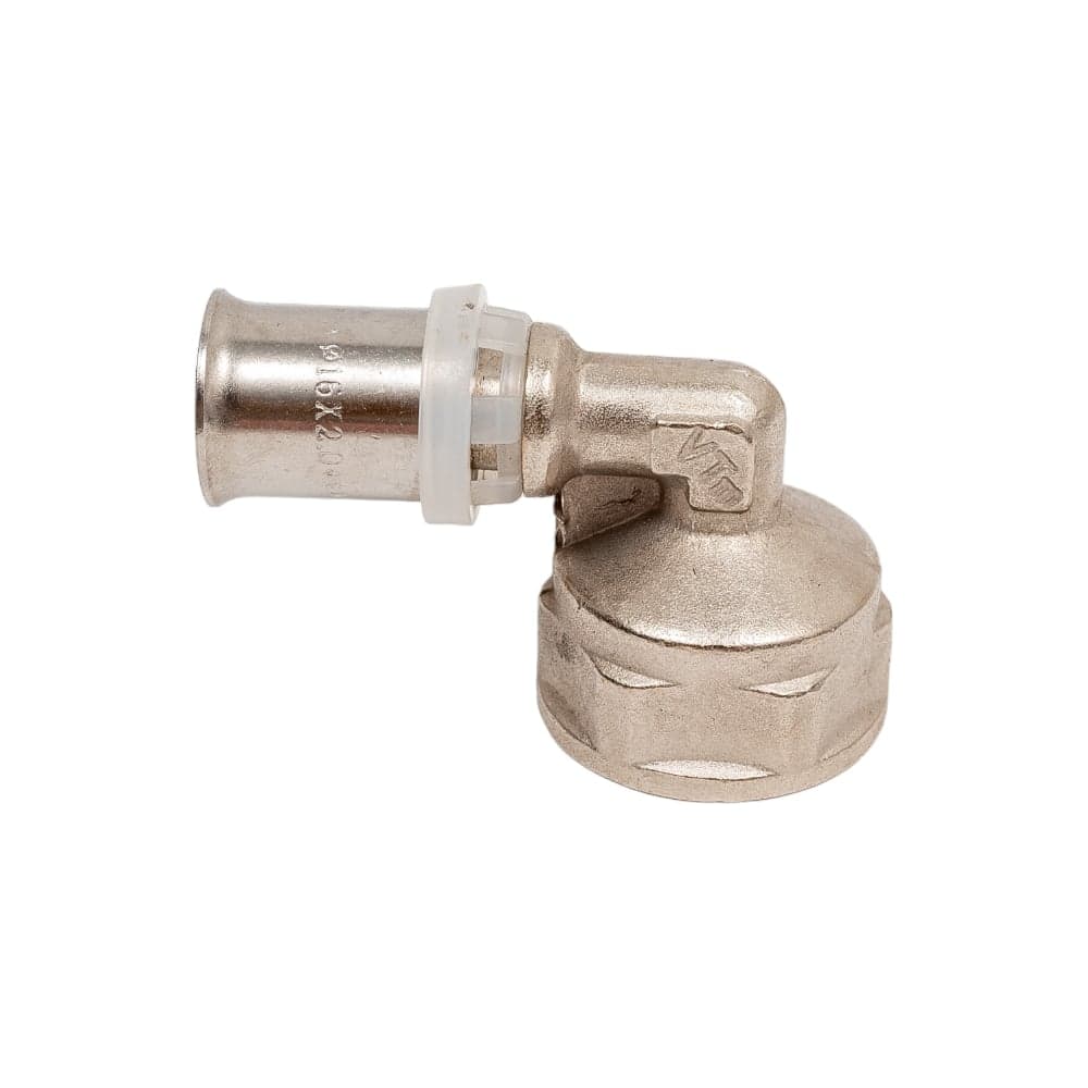 Угольник пресс с переходом на внутреннюю резьбу 16х3/4 Valtec VTm.252.N.001605