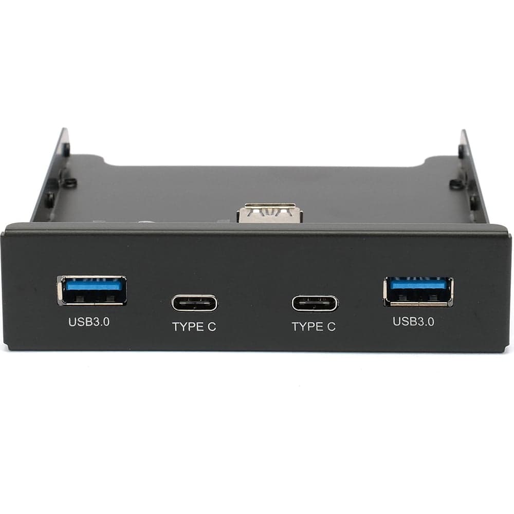 Планка usb 3.0 Gembird на переднюю панель 3.5", 2xusb-a 3.0 + 2xtype-c, FP3.5-USB3-2A2C