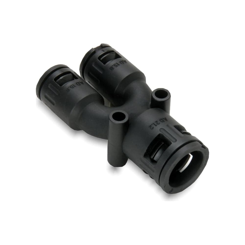 Муфта для гофрированных труб Weyer WQY-PA-13.0/2x10.0B - разветвитель тройник, WE3601100