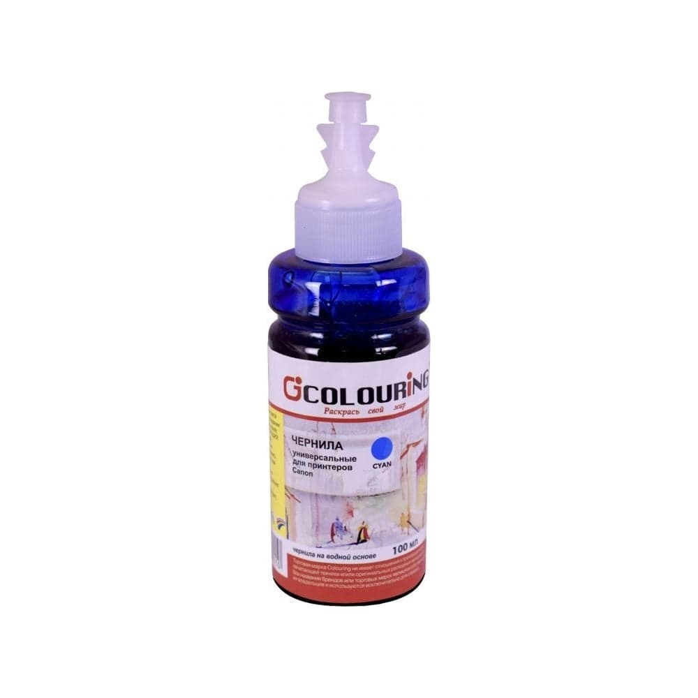Чернила для Canon Colouring универсальные на водной основе Cyan 100 мл CG_INK_U_C_C_100ml