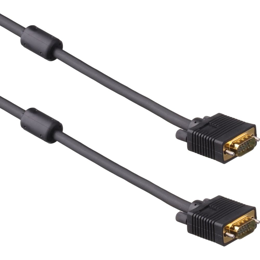 Кабель ExeGate VGA Pro EX-CC-PVGA-15M15M-1.8 15M 15M, 1,8м, 2 фильтра, позолоченные контакты, экран 138948