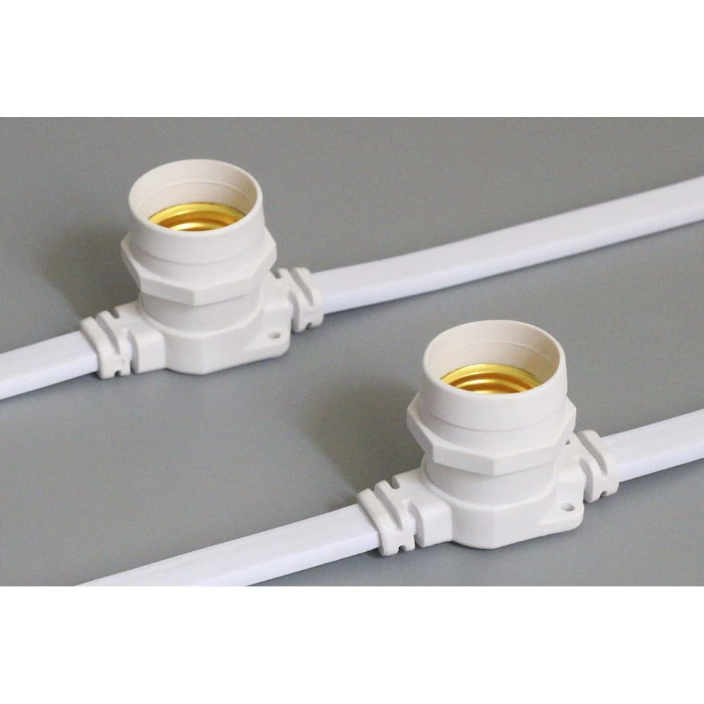 Белт TEAMPROF 2-х провод, 20 см, белый, 250 шт TPF-BL2-50M-250-W