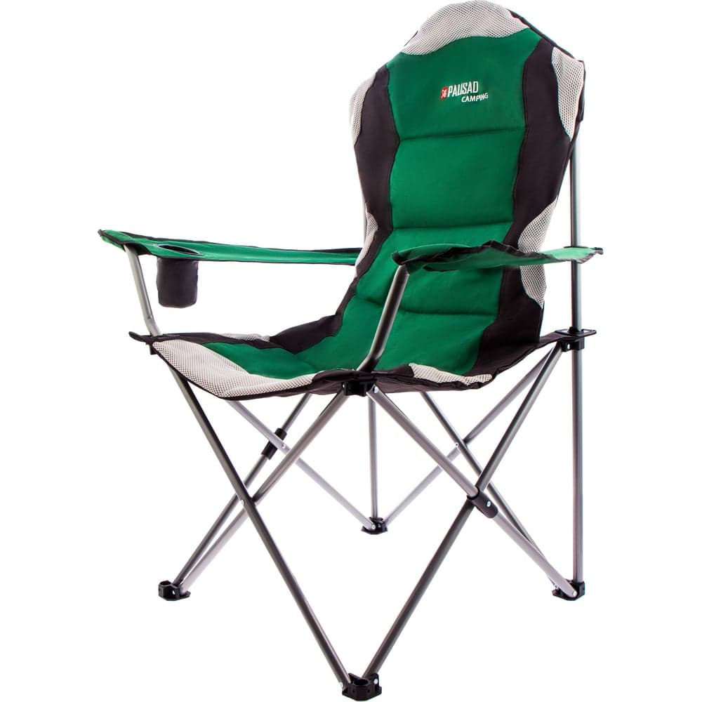 Складное кресло с подлокотниками и подстаканником PALISAD Camping 69592