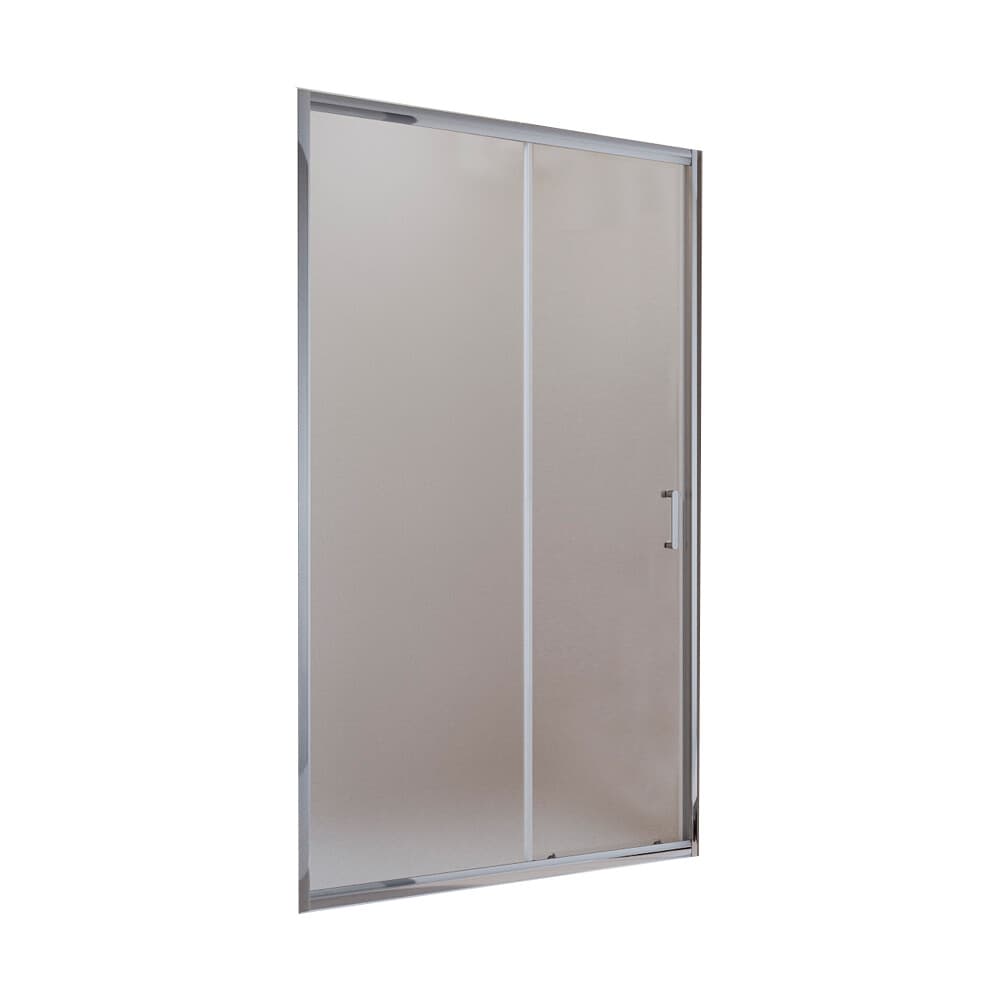 Душевая дверь раздвижная стекло матовое BelBagno Uno-195 160х195 см профиль хром (UNO-195-BF-1-160-P-Cr)